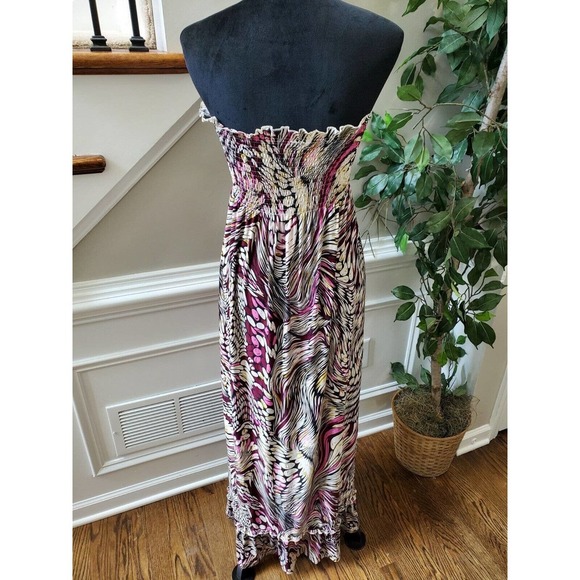 Just Love Women's Multicolor Polyester Off The Shoulder Long Maxi Dress Size L - Picture 7 of 10